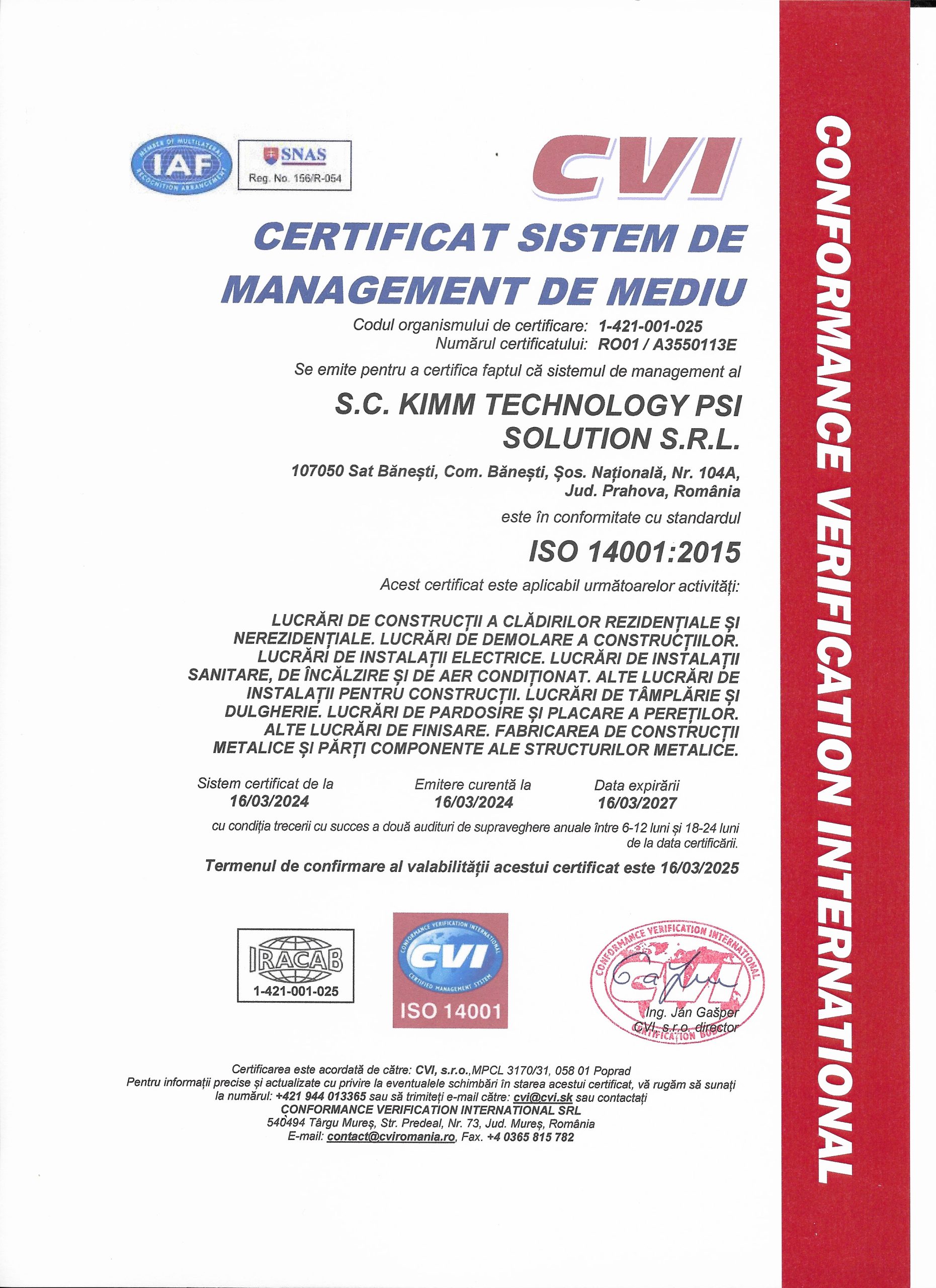 ISO 14001 : 2015